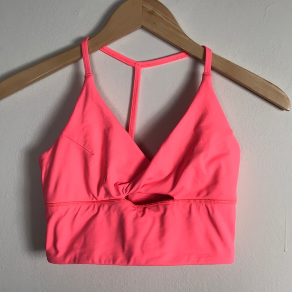 lululemon athletica Tops - Lululemon Salmon Front Twist Keyhole Tank. SZ 6